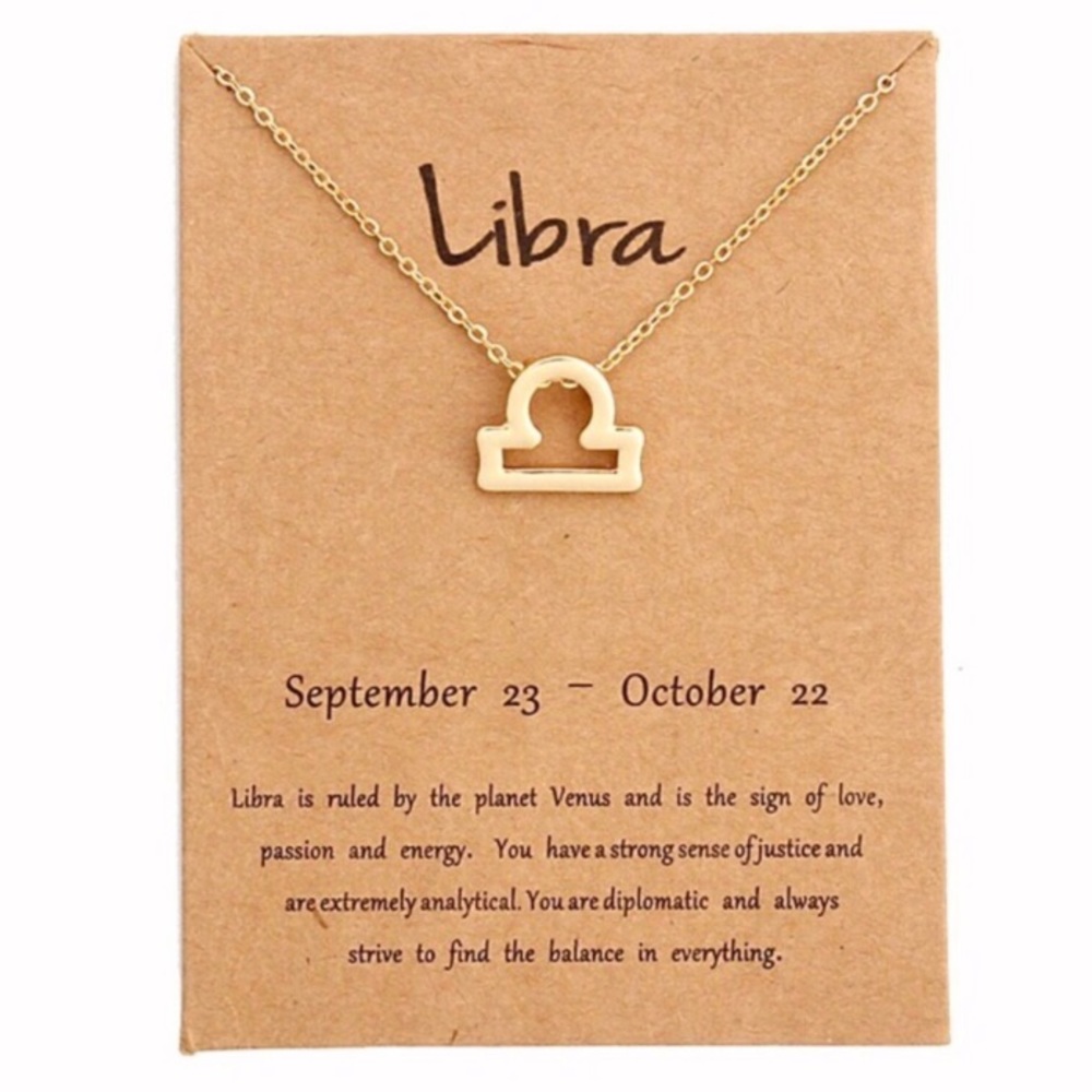 Minimalist Zodiac Sign Minimalist Charm Necklace - Picture 8 of 16